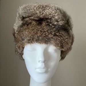 100% authentic rabbit fur ushanka